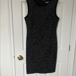 Chic Black Floral Mini Dress